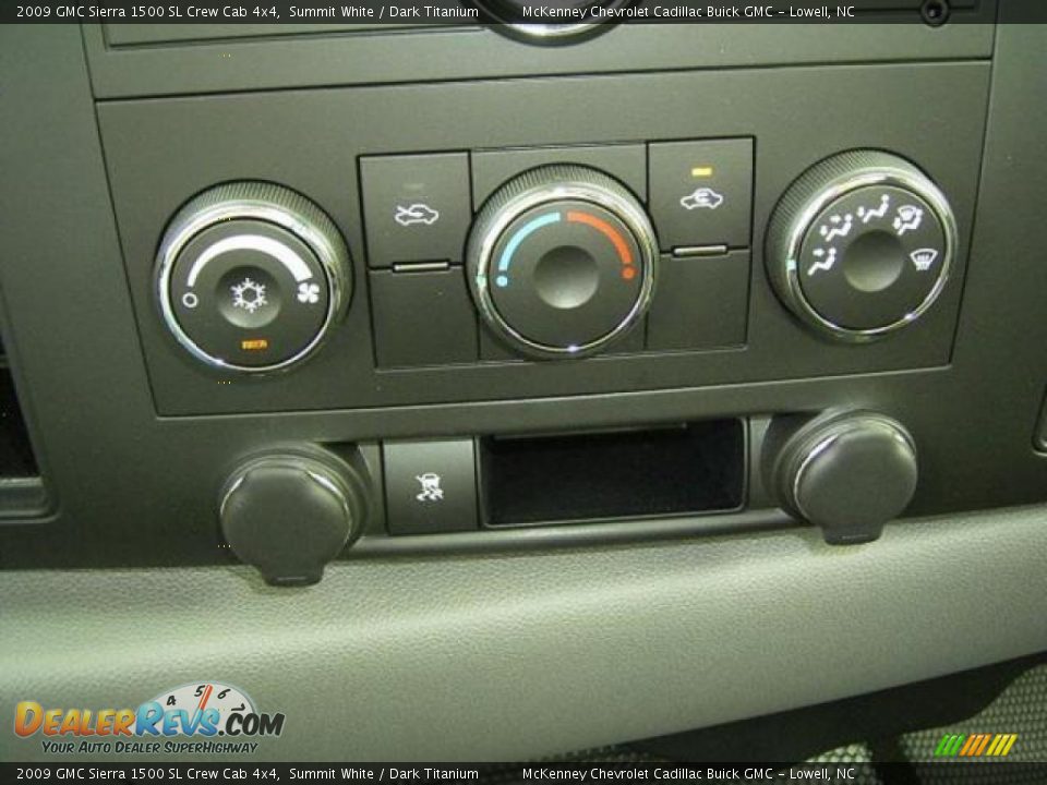 2009 GMC Sierra 1500 SL Crew Cab 4x4 Summit White / Dark Titanium Photo #23