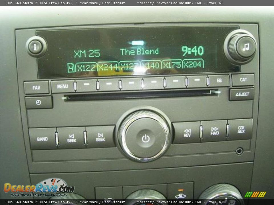 2009 GMC Sierra 1500 SL Crew Cab 4x4 Summit White / Dark Titanium Photo #24