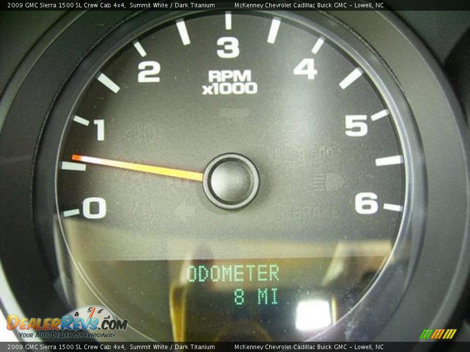 2009 GMC Sierra 1500 SL Crew Cab 4x4 Summit White / Dark Titanium Photo #25