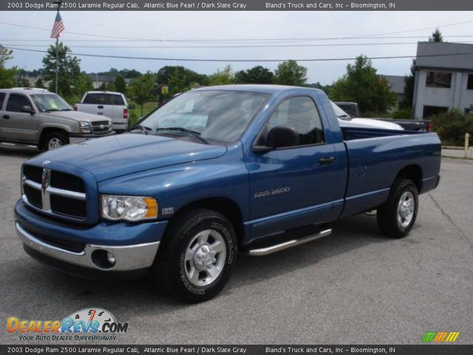 2003 Dodge Ram 2500 Laramie Regular Cab Atlantic Blue Pearl / Dark Slate Gray Photo #1