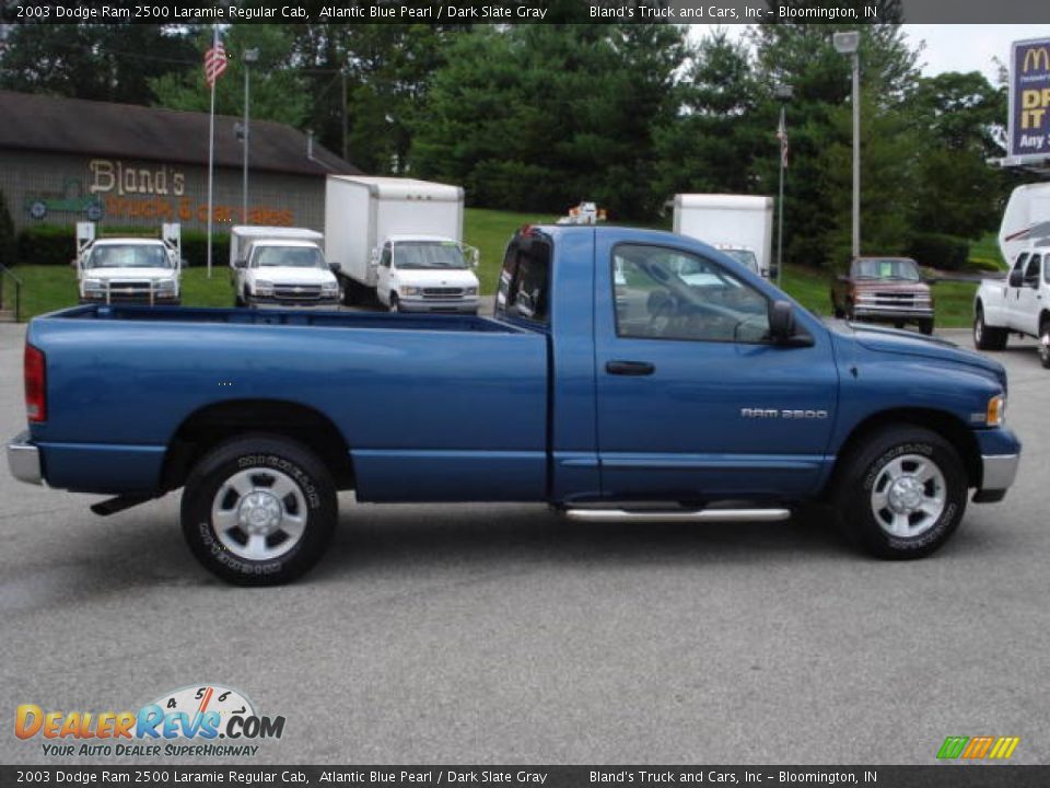 2003 Dodge Ram 2500 Laramie Regular Cab Atlantic Blue Pearl / Dark Slate Gray Photo #5