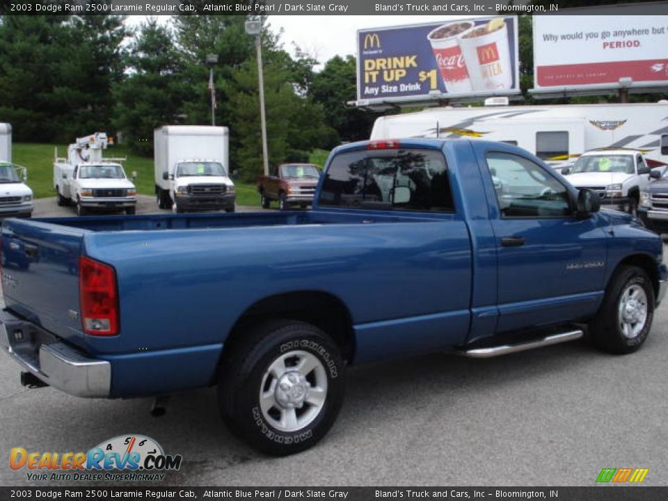 2003 Dodge Ram 2500 Laramie Regular Cab Atlantic Blue Pearl / Dark Slate Gray Photo #6