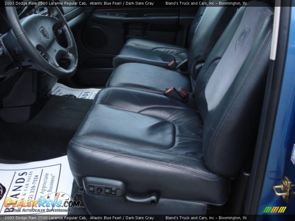 2003 Dodge Ram 2500 Laramie Regular Cab Atlantic Blue Pearl / Dark Slate Gray Photo #7