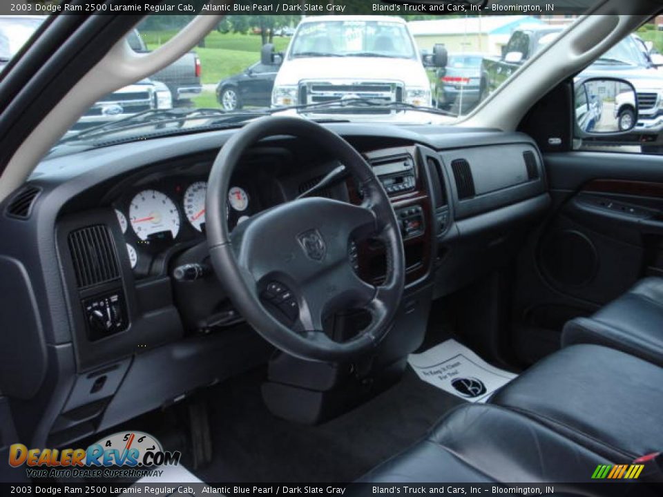 2003 Dodge Ram 2500 Laramie Regular Cab Atlantic Blue Pearl / Dark Slate Gray Photo #8