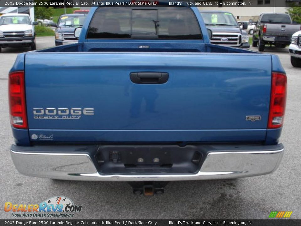 2003 Dodge Ram 2500 Laramie Regular Cab Atlantic Blue Pearl / Dark Slate Gray Photo #10