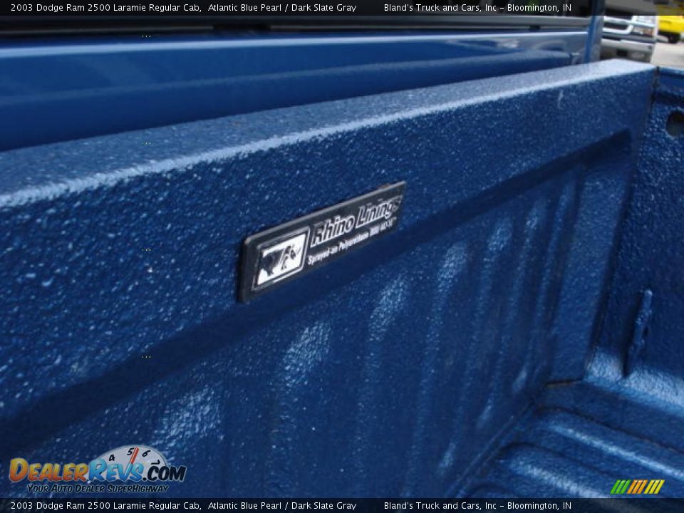 2003 Dodge Ram 2500 Laramie Regular Cab Atlantic Blue Pearl / Dark Slate Gray Photo #13