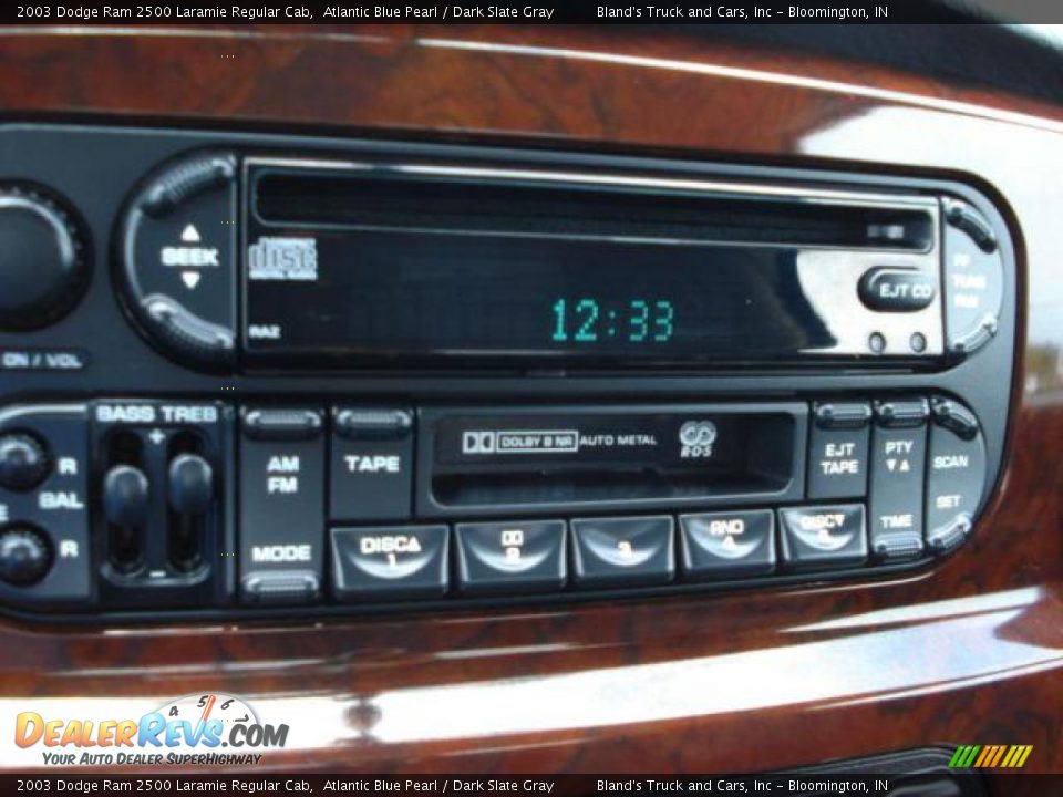 2003 Dodge Ram 2500 Laramie Regular Cab Atlantic Blue Pearl / Dark Slate Gray Photo #23