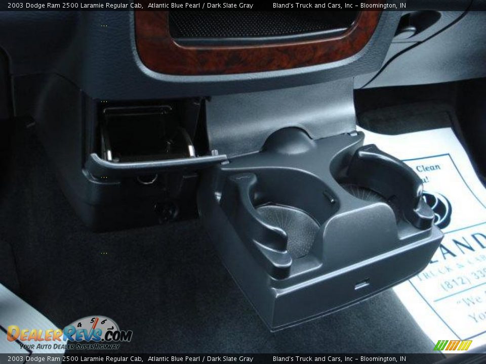 2003 Dodge Ram 2500 Laramie Regular Cab Atlantic Blue Pearl / Dark Slate Gray Photo #25