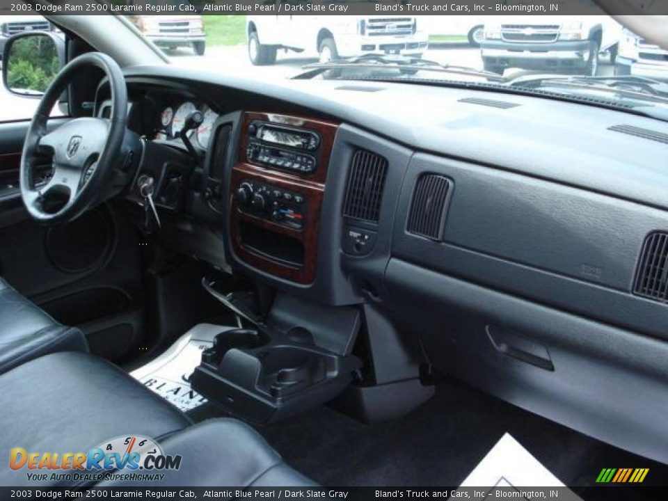 2003 Dodge Ram 2500 Laramie Regular Cab Atlantic Blue Pearl / Dark Slate Gray Photo #29