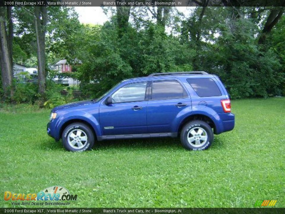 2008 Ford Escape XLT Vista Blue Metallic / Stone Photo #1