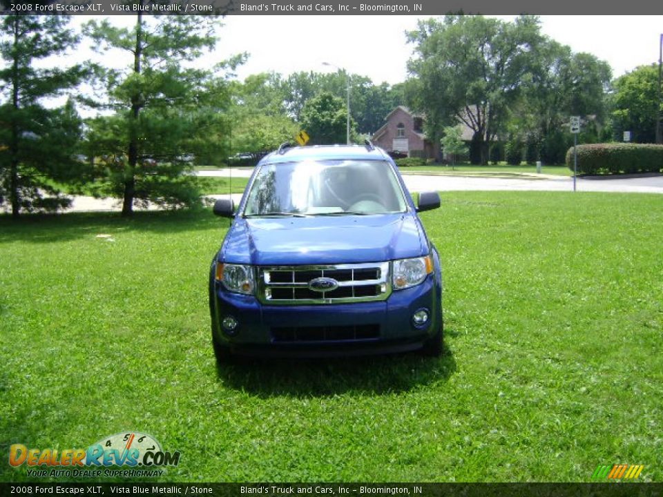 2008 Ford Escape XLT Vista Blue Metallic / Stone Photo #3
