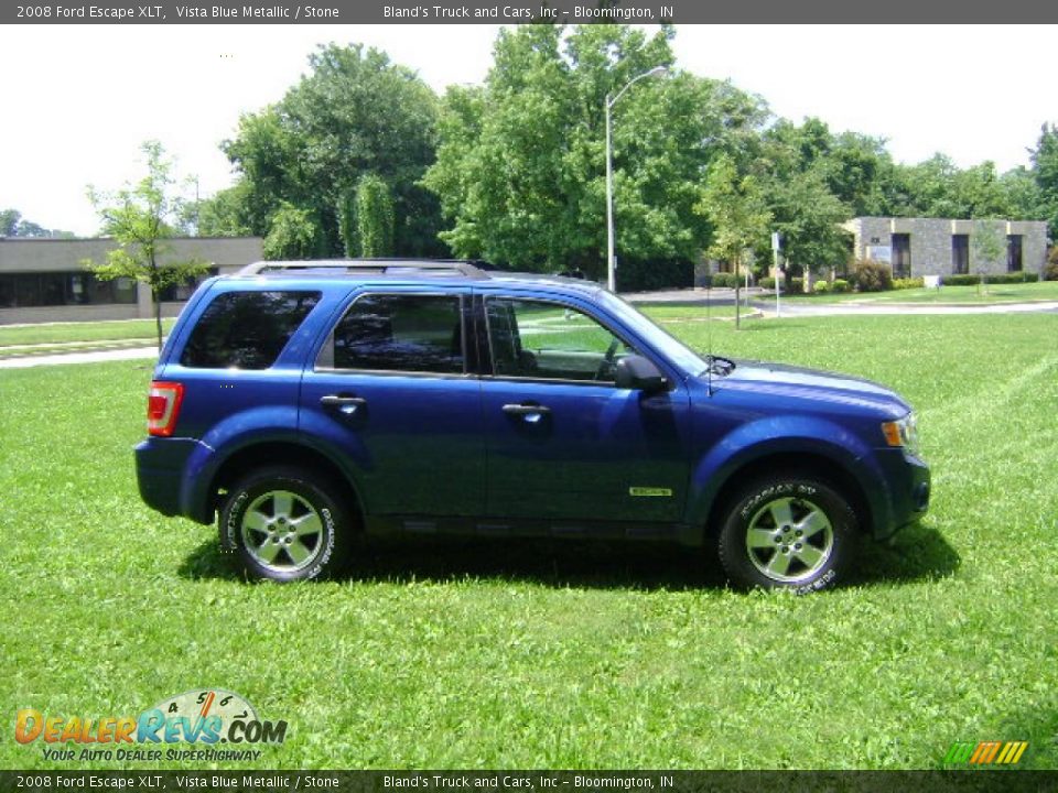 2008 Ford Escape XLT Vista Blue Metallic / Stone Photo #5