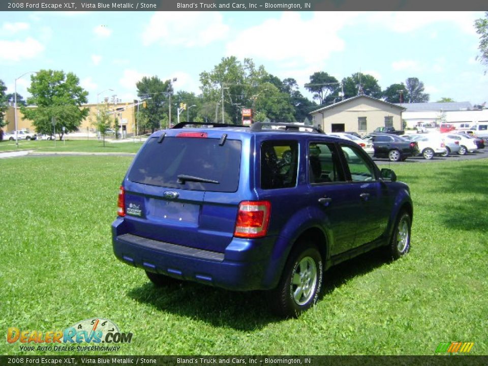 2008 Ford Escape XLT Vista Blue Metallic / Stone Photo #6