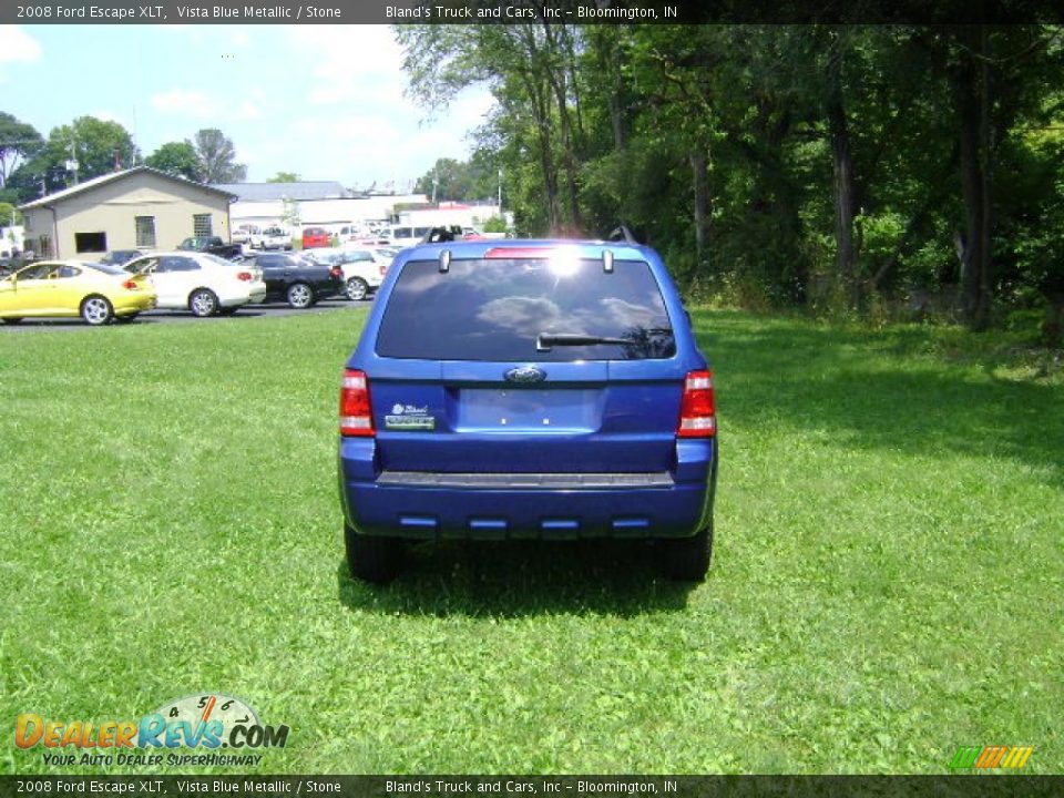 2008 Ford Escape XLT Vista Blue Metallic / Stone Photo #7