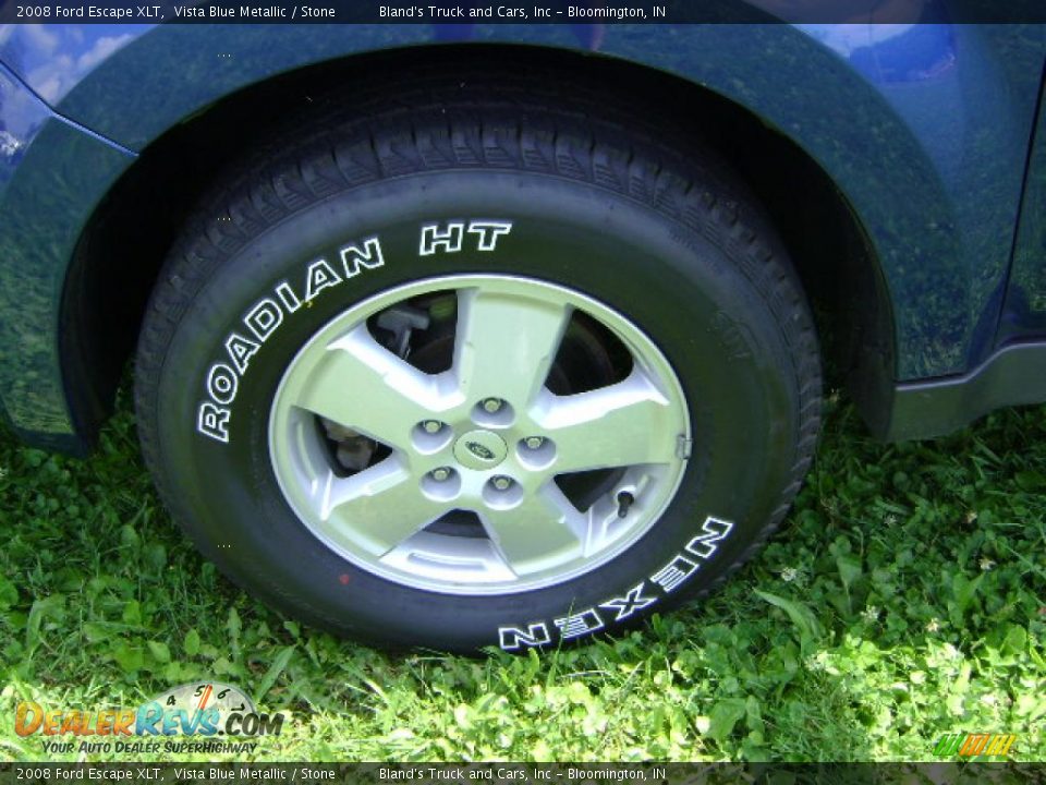 2008 Ford Escape XLT Vista Blue Metallic / Stone Photo #9
