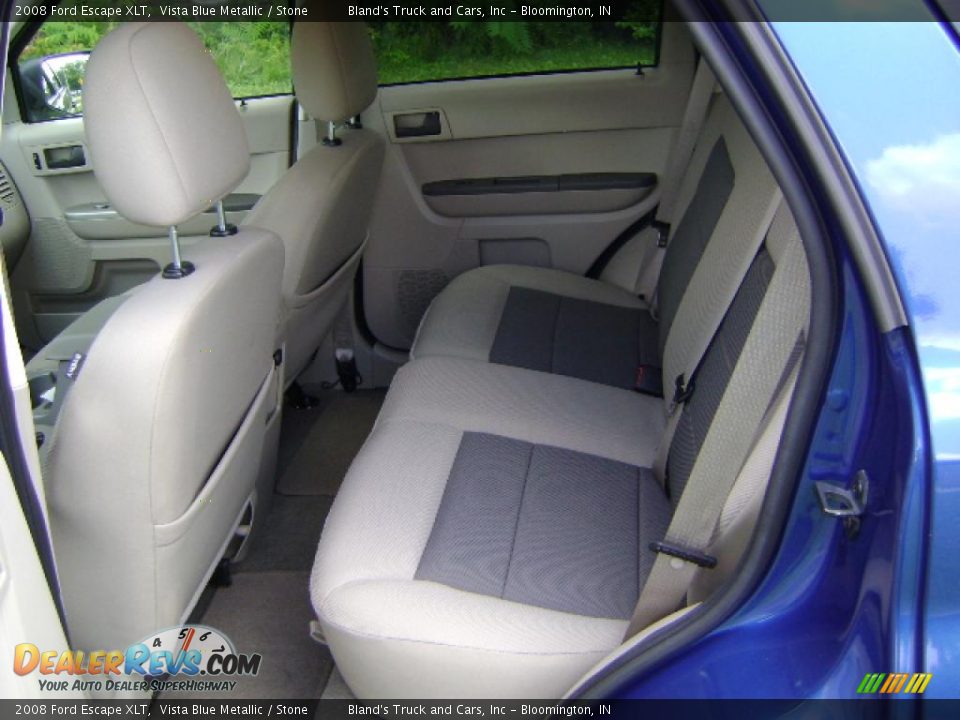 2008 Ford Escape XLT Vista Blue Metallic / Stone Photo #12