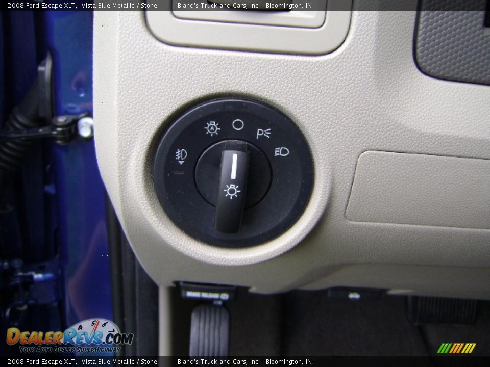 2008 Ford Escape XLT Vista Blue Metallic / Stone Photo #15
