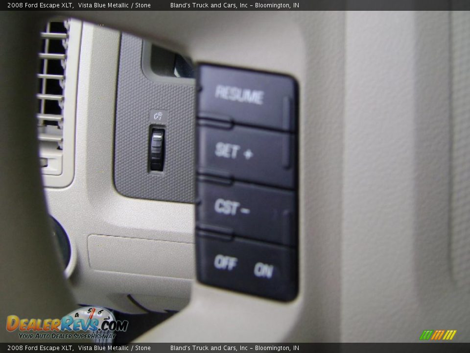 2008 Ford Escape XLT Vista Blue Metallic / Stone Photo #16