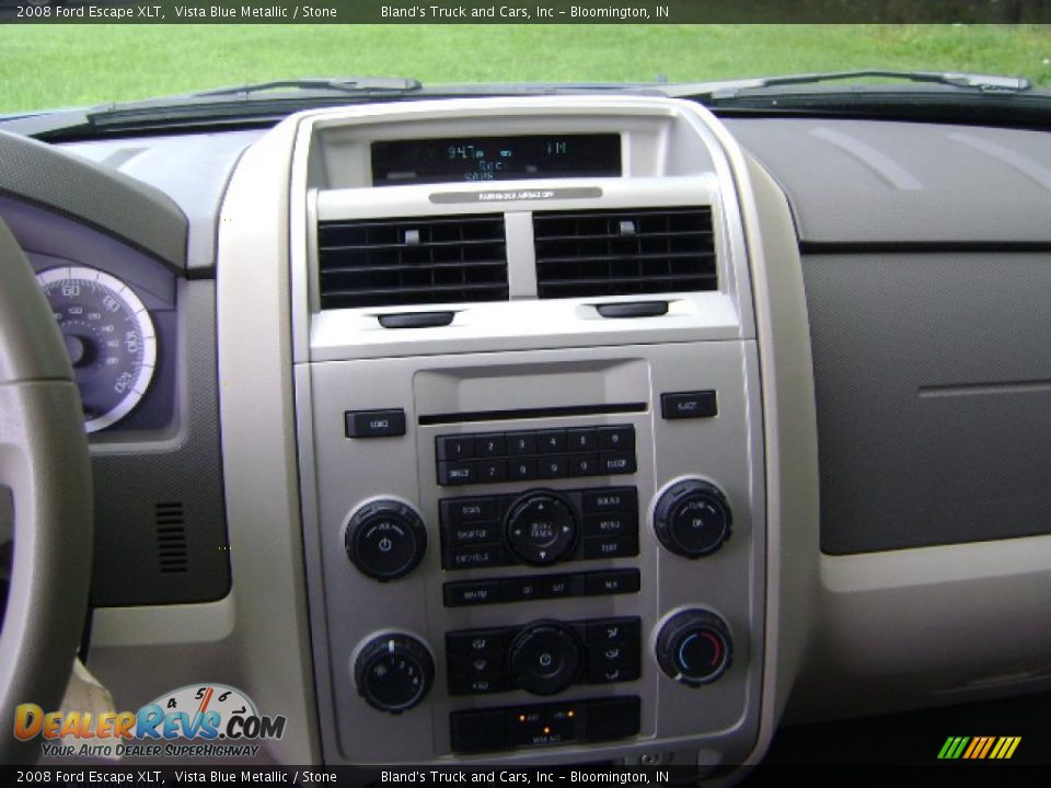 2008 Ford Escape XLT Vista Blue Metallic / Stone Photo #17