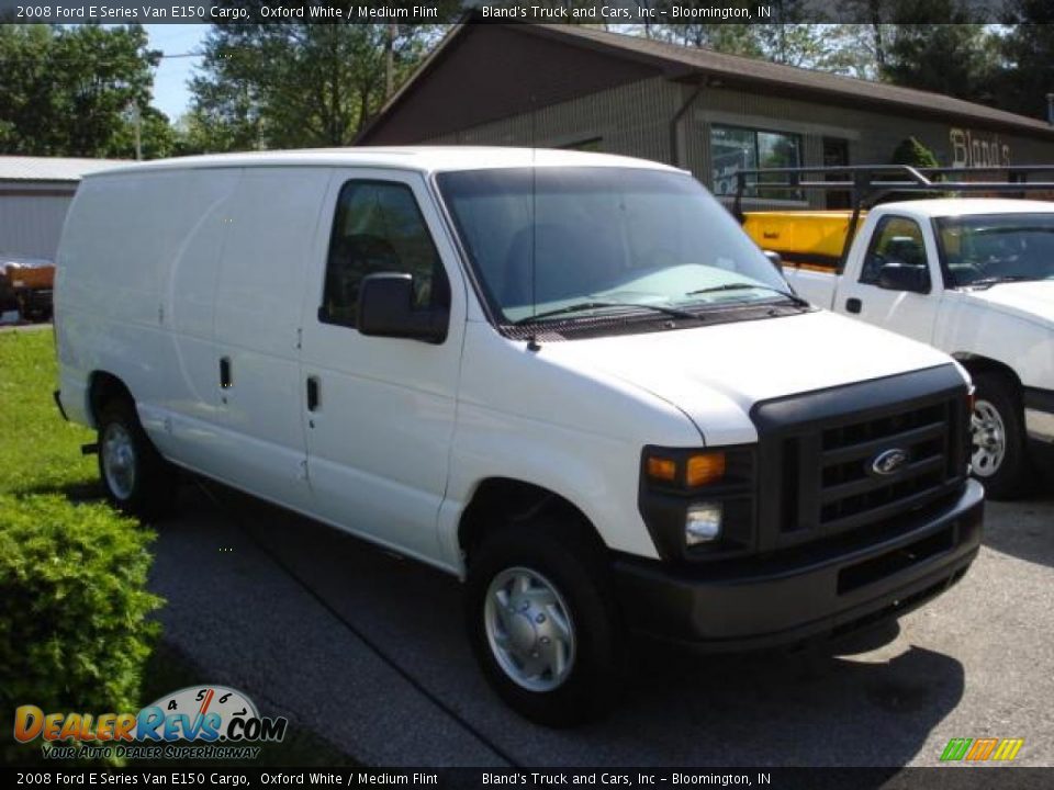 2008 Ford E Series Van E150 Cargo Oxford White / Medium Flint Photo #1