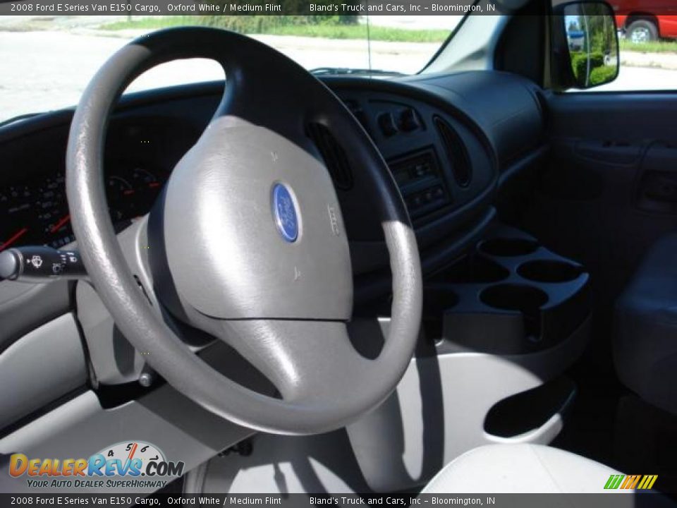 2008 Ford E Series Van E150 Cargo Oxford White / Medium Flint Photo #4