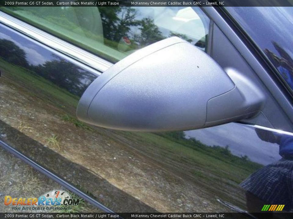 2009 Pontiac G6 GT Sedan Carbon Black Metallic / Light Taupe Photo #9