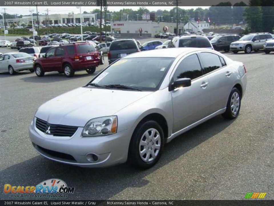 2007 Mitsubishi Galant ES Liquid Silver Metallic / Gray Photo #1