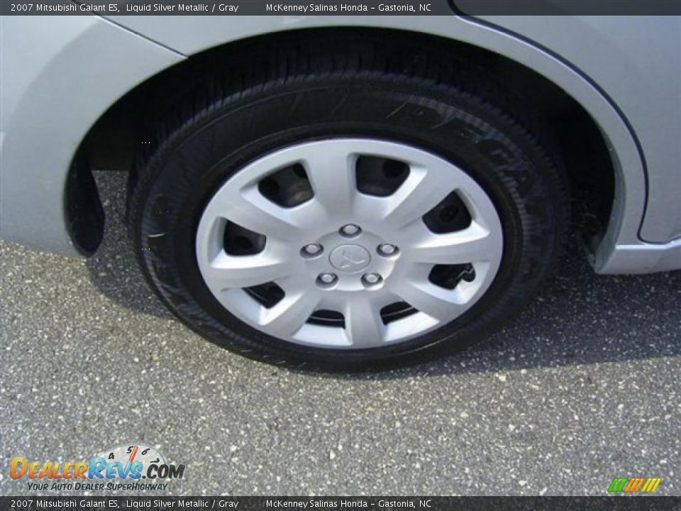 2007 Mitsubishi Galant ES Liquid Silver Metallic / Gray Photo #8