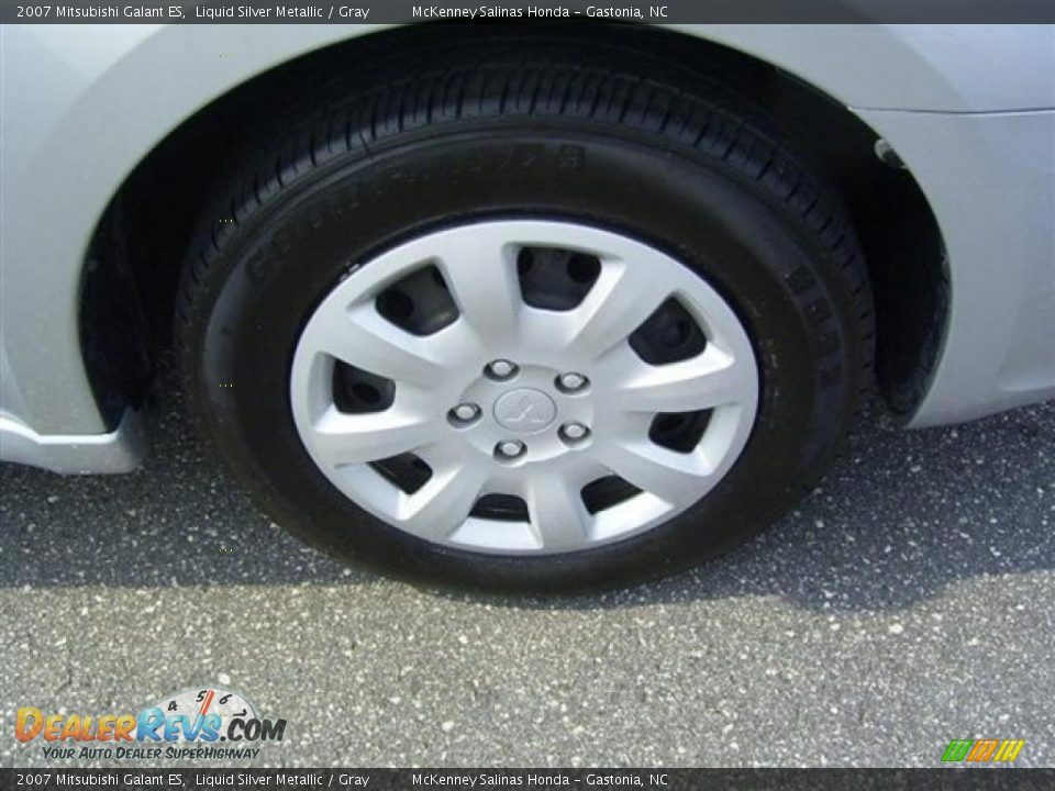 2007 Mitsubishi Galant ES Liquid Silver Metallic / Gray Photo #10