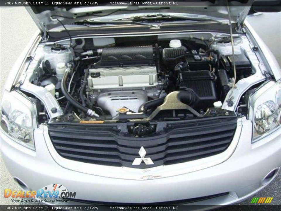 2007 Mitsubishi Galant ES Liquid Silver Metallic / Gray Photo #13