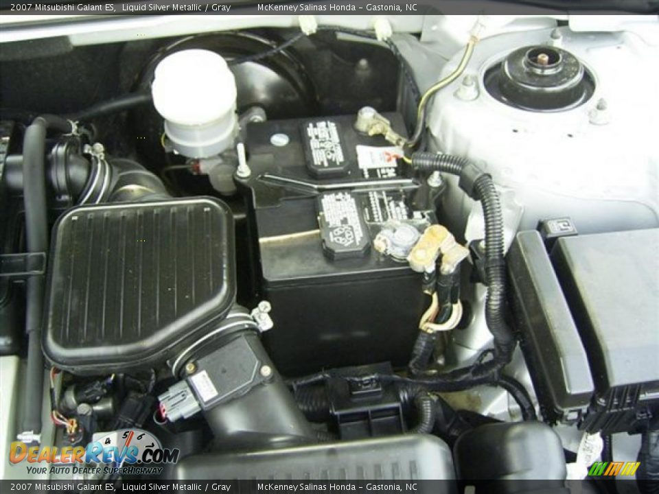 2007 Mitsubishi Galant ES Liquid Silver Metallic / Gray Photo #15