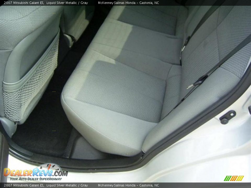 2007 Mitsubishi Galant ES Liquid Silver Metallic / Gray Photo #20