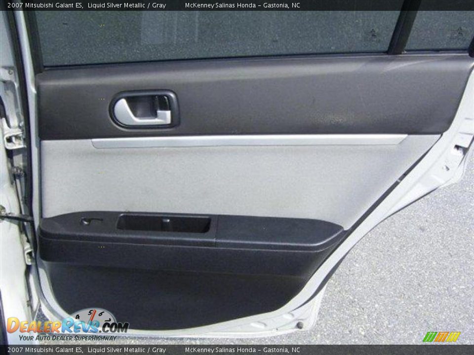 2007 Mitsubishi Galant ES Liquid Silver Metallic / Gray Photo #23