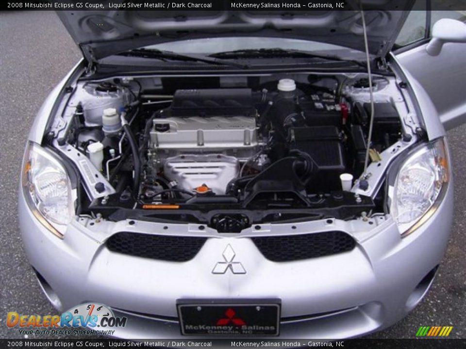 2008 Mitsubishi Eclipse GS Coupe Liquid Silver Metallic / Dark Charcoal Photo #6