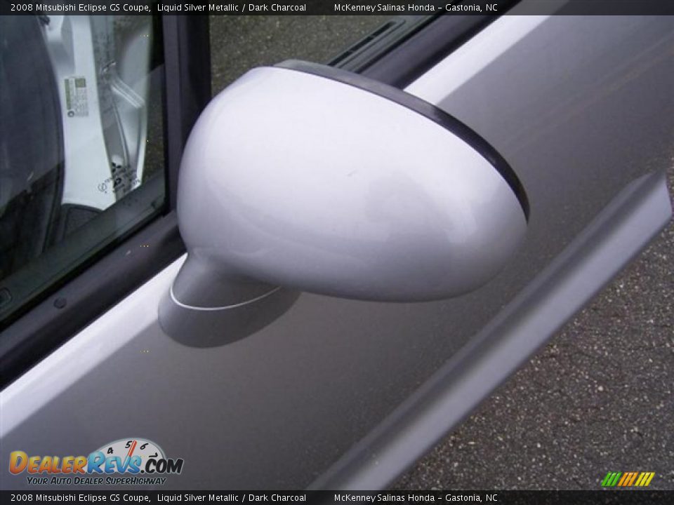 2008 Mitsubishi Eclipse GS Coupe Liquid Silver Metallic / Dark Charcoal Photo #9