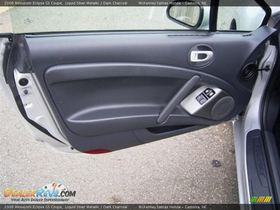 2008 Mitsubishi Eclipse GS Coupe Liquid Silver Metallic / Dark Charcoal Photo #10