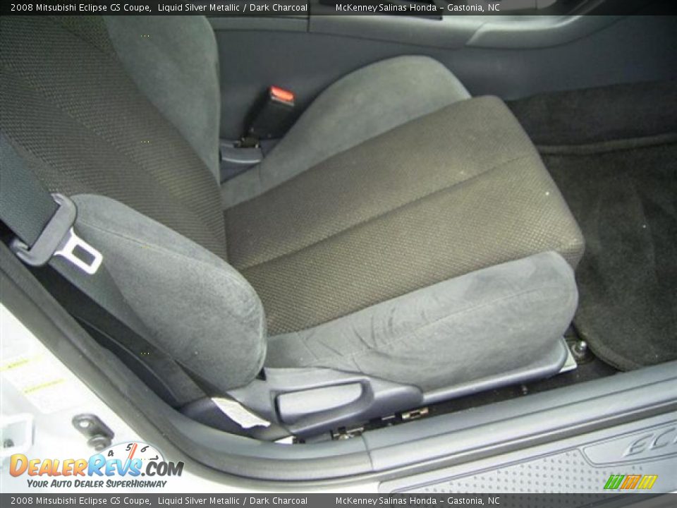 2008 Mitsubishi Eclipse GS Coupe Liquid Silver Metallic / Dark Charcoal Photo #20