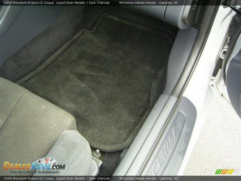 2008 Mitsubishi Eclipse GS Coupe Liquid Silver Metallic / Dark Charcoal Photo #22