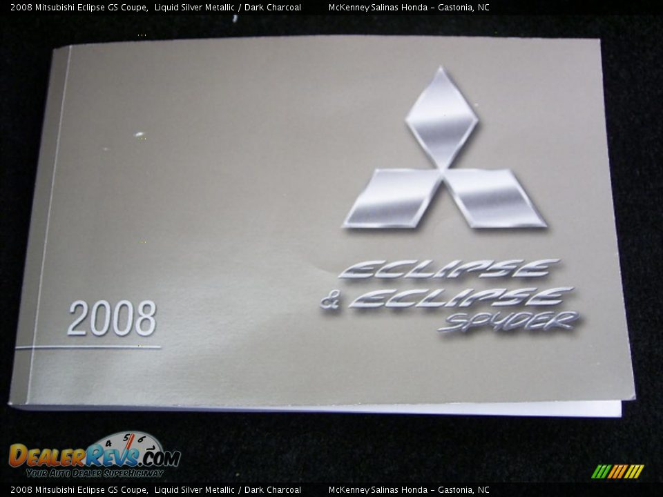 2008 Mitsubishi Eclipse GS Coupe Liquid Silver Metallic / Dark Charcoal Photo #26