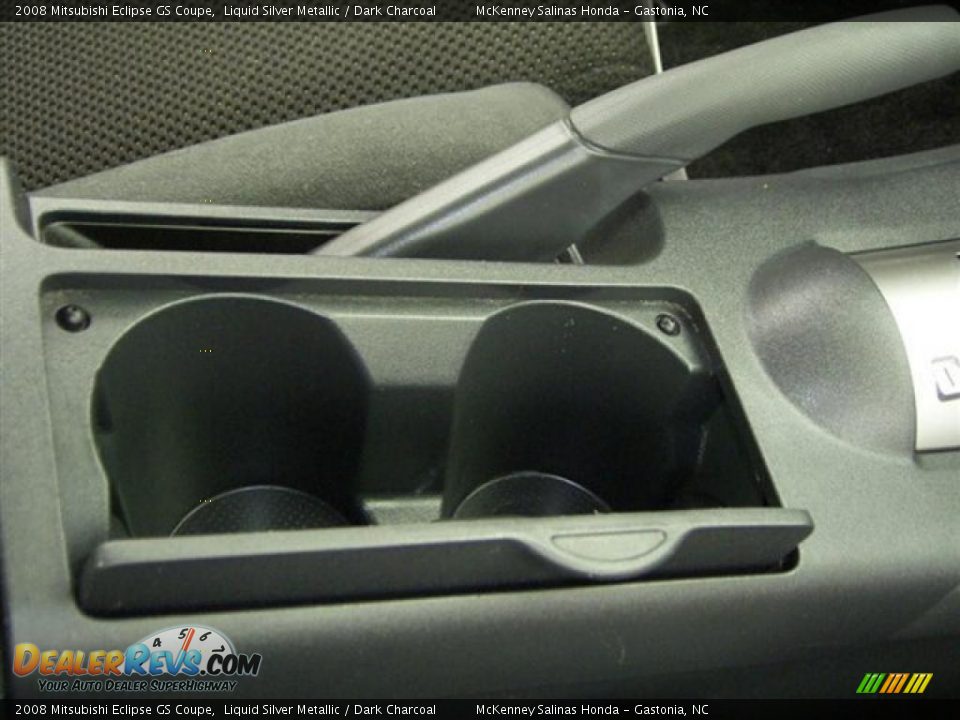 2008 Mitsubishi Eclipse GS Coupe Liquid Silver Metallic / Dark Charcoal Photo #28