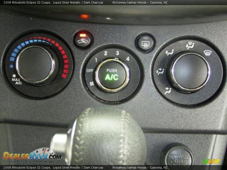 2008 Mitsubishi Eclipse GS Coupe Liquid Silver Metallic / Dark Charcoal Photo #30