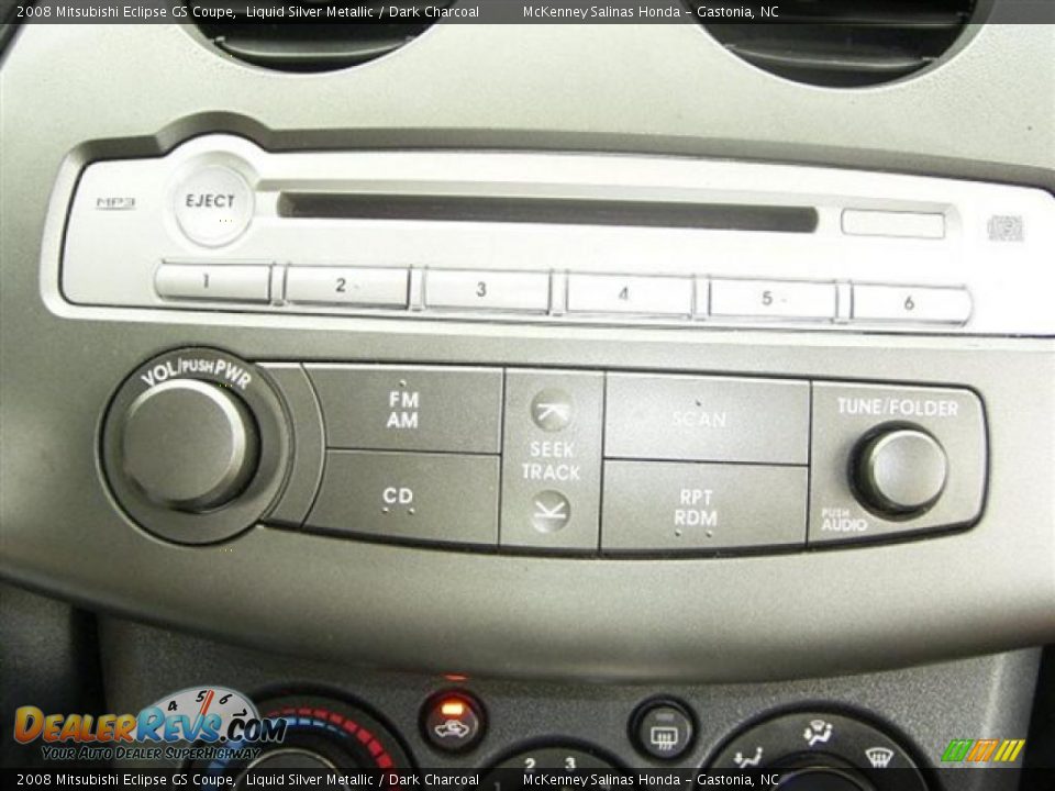 2008 Mitsubishi Eclipse GS Coupe Liquid Silver Metallic / Dark Charcoal Photo #31