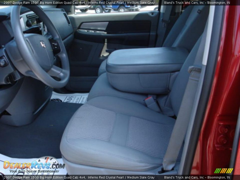 2007 Dodge Ram 1500 Big Horn Edition Quad Cab 4x4 Inferno Red Crystal Pearl / Medium Slate Gray Photo #7