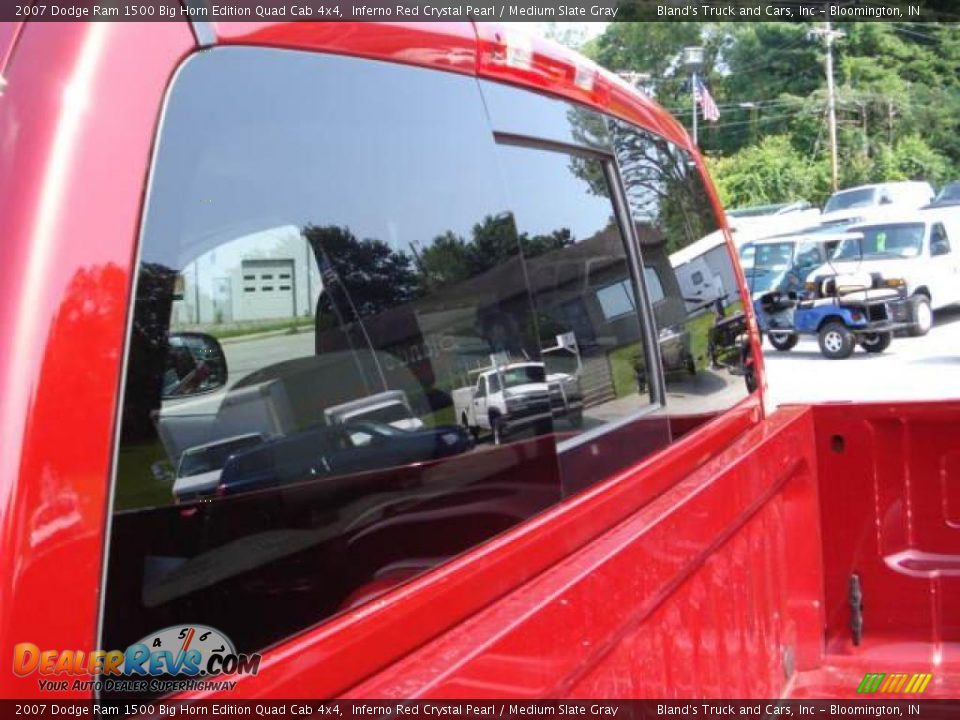 2007 Dodge Ram 1500 Big Horn Edition Quad Cab 4x4 Inferno Red Crystal Pearl / Medium Slate Gray Photo #15