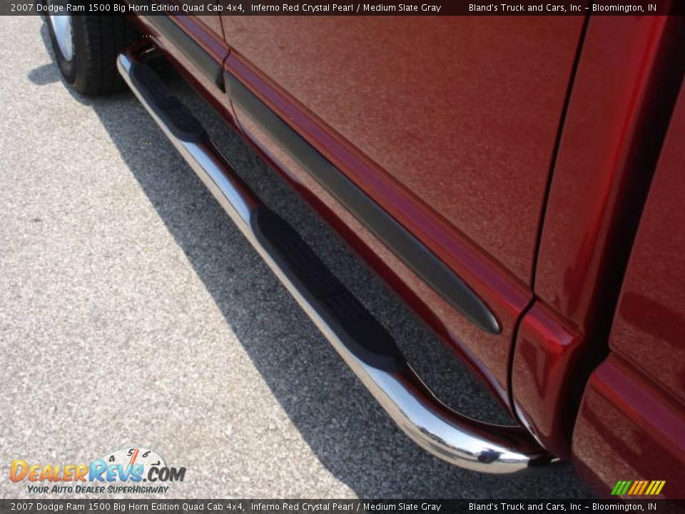 2007 Dodge Ram 1500 Big Horn Edition Quad Cab 4x4 Inferno Red Crystal Pearl / Medium Slate Gray Photo #16
