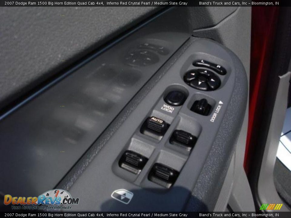 2007 Dodge Ram 1500 Big Horn Edition Quad Cab 4x4 Inferno Red Crystal Pearl / Medium Slate Gray Photo #21