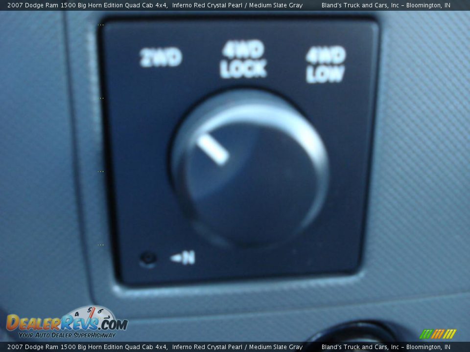 2007 Dodge Ram 1500 Big Horn Edition Quad Cab 4x4 Inferno Red Crystal Pearl / Medium Slate Gray Photo #24