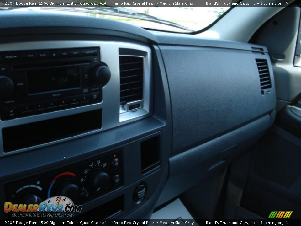 2007 Dodge Ram 1500 Big Horn Edition Quad Cab 4x4 Inferno Red Crystal Pearl / Medium Slate Gray Photo #28