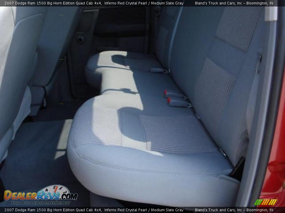 2007 Dodge Ram 1500 Big Horn Edition Quad Cab 4x4 Inferno Red Crystal Pearl / Medium Slate Gray Photo #30