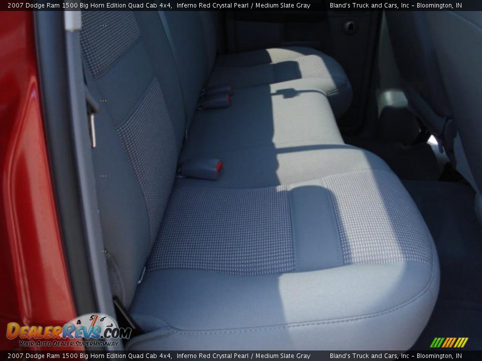 2007 Dodge Ram 1500 Big Horn Edition Quad Cab 4x4 Inferno Red Crystal Pearl / Medium Slate Gray Photo #33